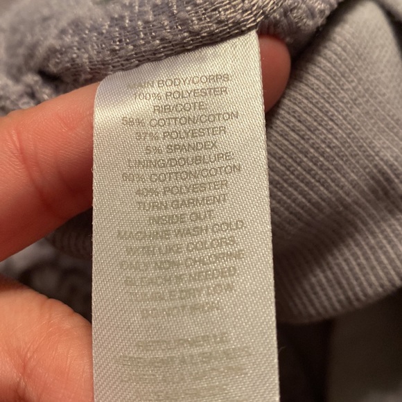 Z by Zella Power Up Cozy Faux Shearling Half Zip Pullover Lilac Purple Large - Picture 8 of 11